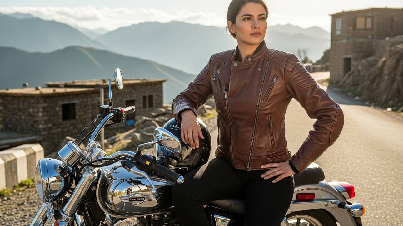 female leather jackets in Pakistan
