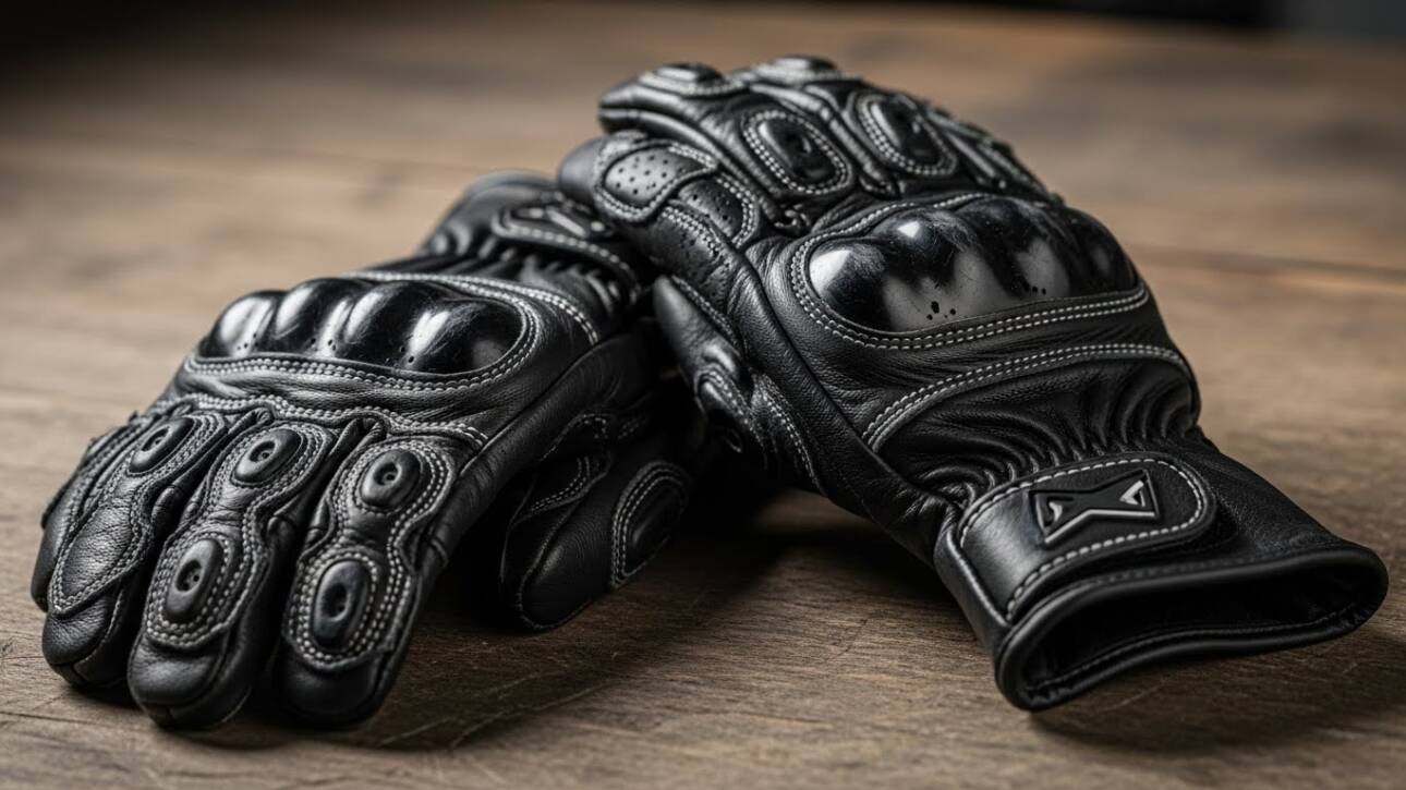 leather motorcycle gloves