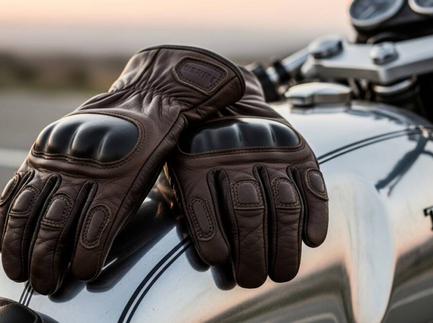 Leather Gloves Motorbike – Premium Protection & Style