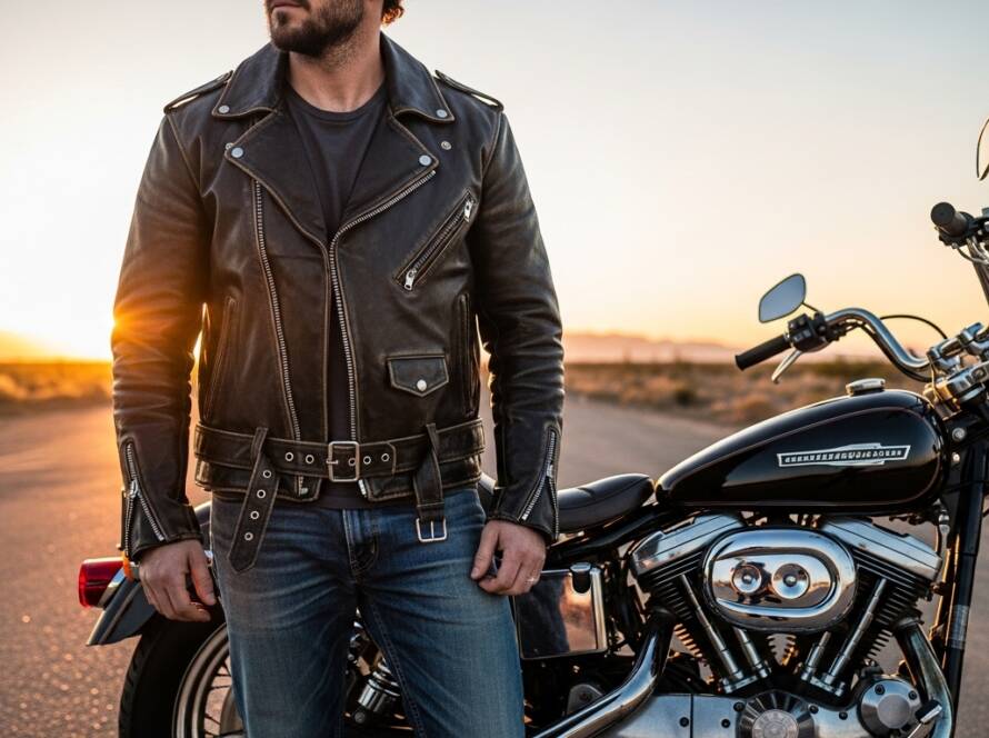 Biker Jacket Men