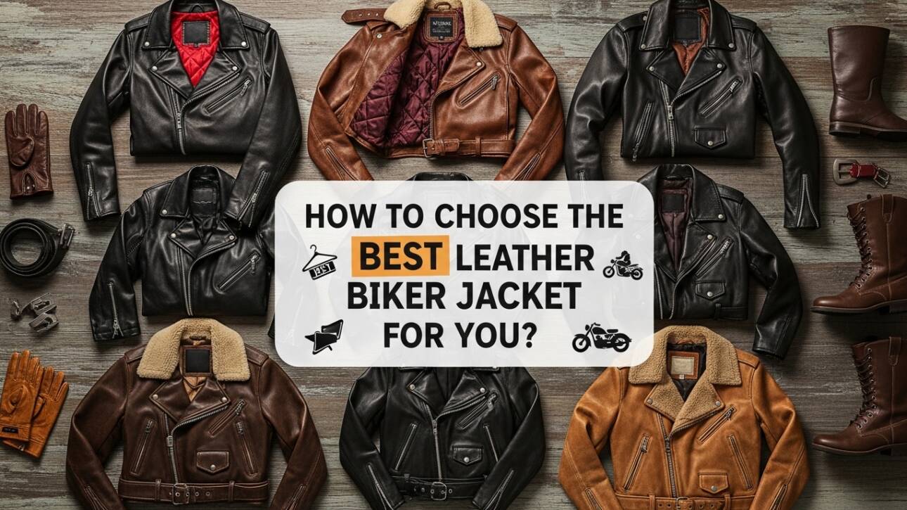 How to Choose the Best Leather Biker Jacket for You?