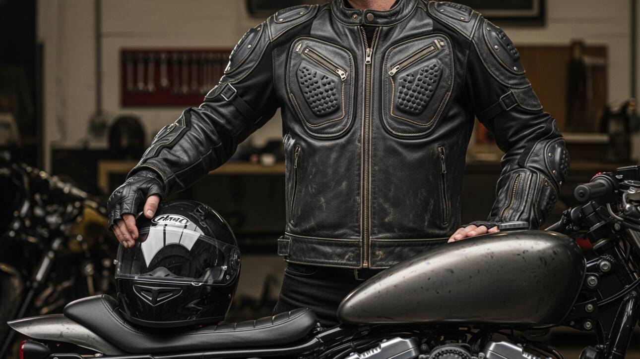 biker armor jacket
