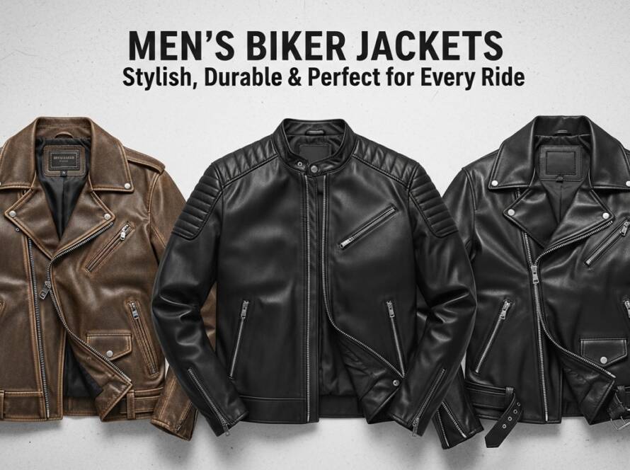 Men’s Biker Jackets Stylish, Durable & Perfect for Every Ride